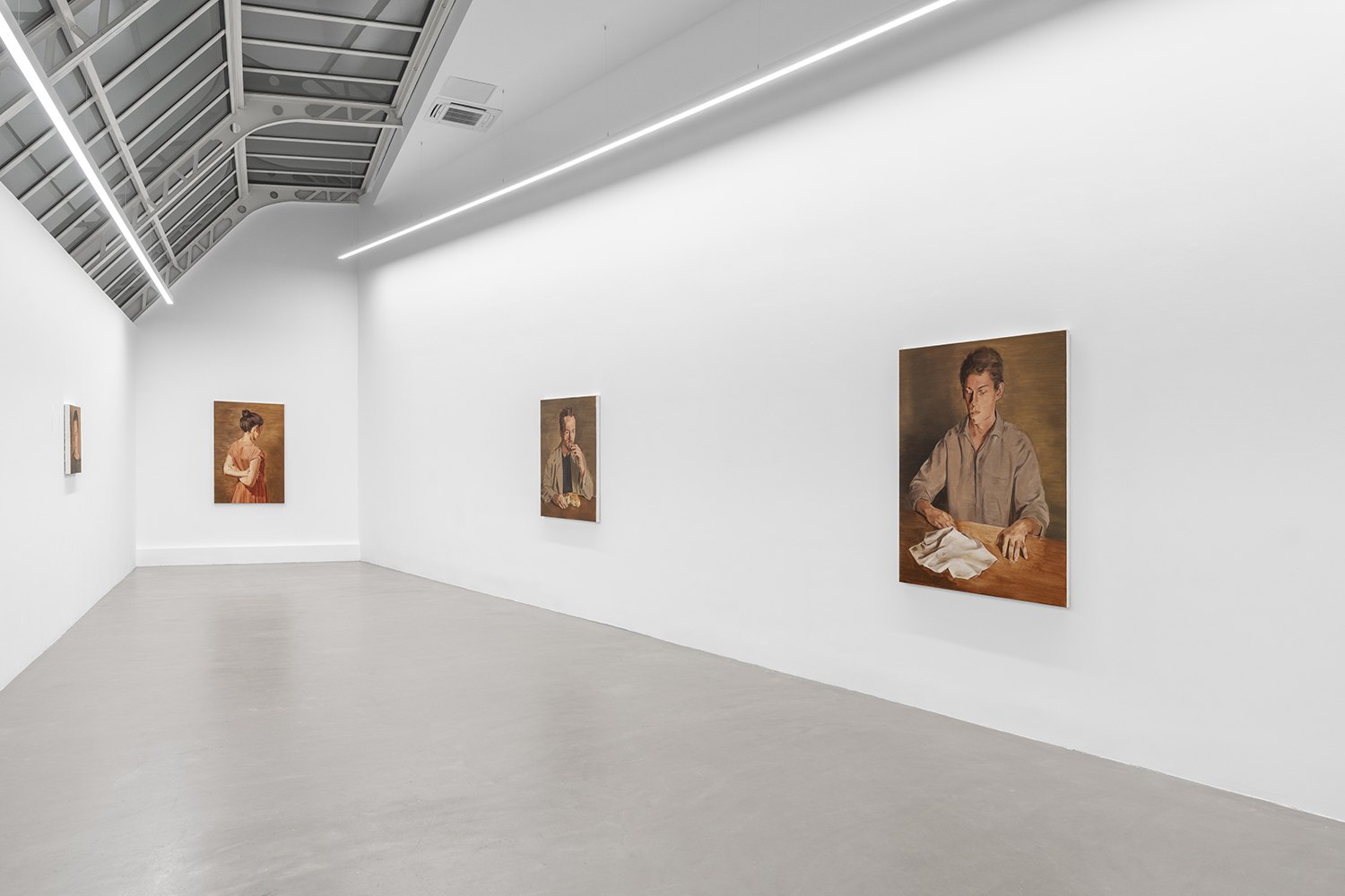 Installation view of The White Whale, Bremond Capela, Paris, France, 2025
